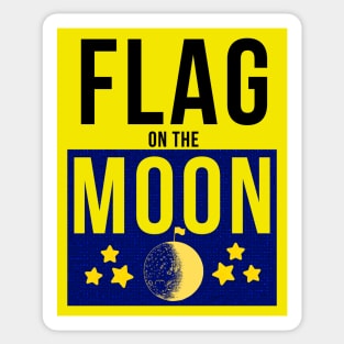 Flag on the Moon - Beast of Yucca Flats Sticker